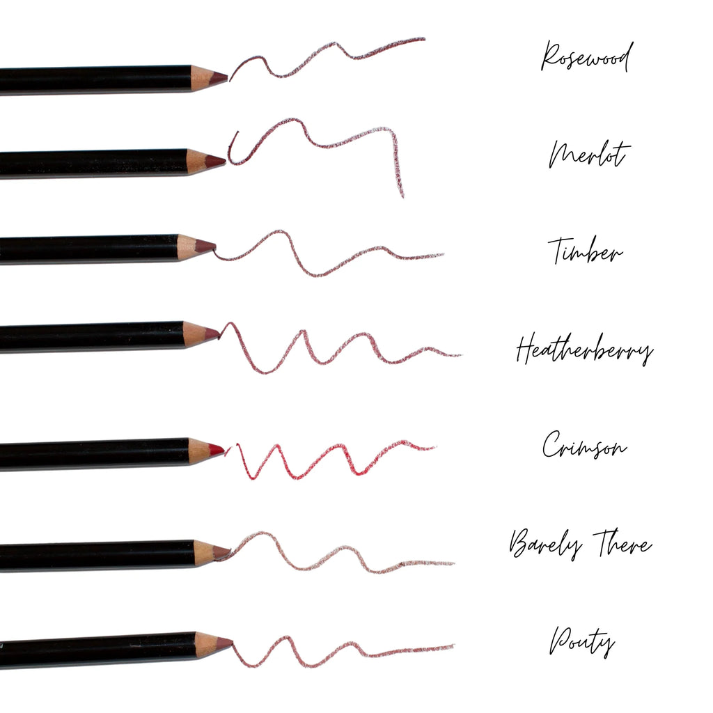 Lip Pencil | Delineador de labios altamente pigmentado + lápiz de madera
