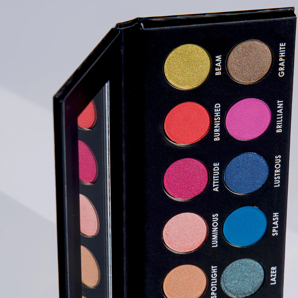 Vivid Bright Palette | Paleta de Colores Vibrantes sin Talco con Pigmentación Profesional