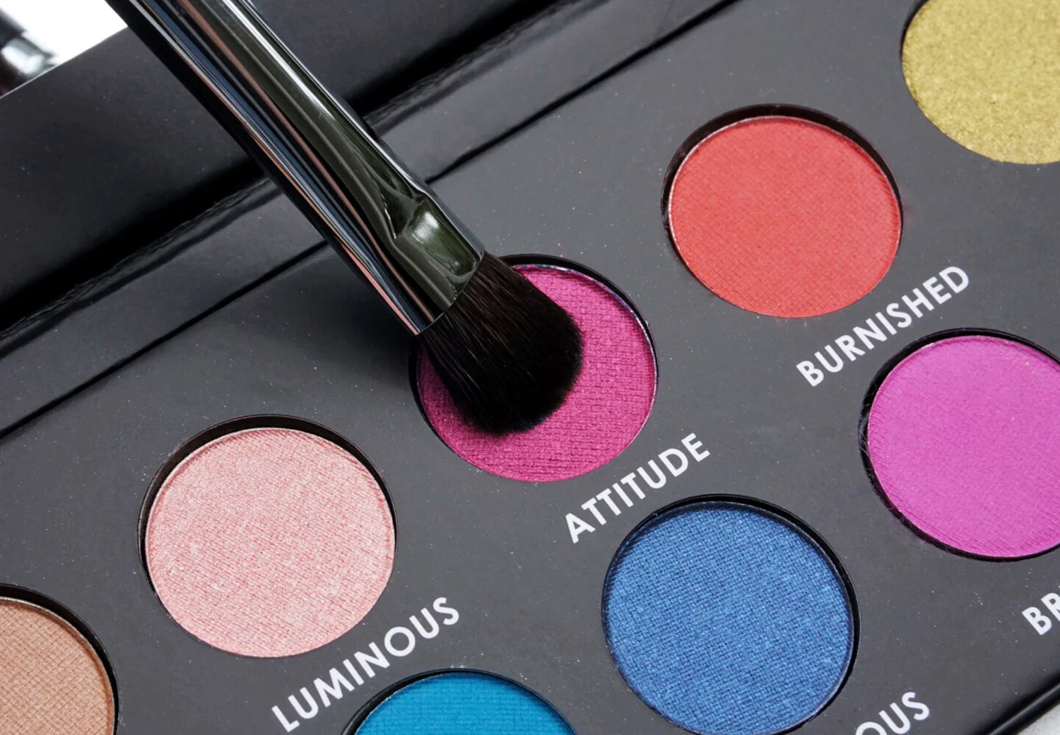 Vivid Bright Palette | Paleta de Colores Vibrantes sin Talco con Pigmentación Profesional